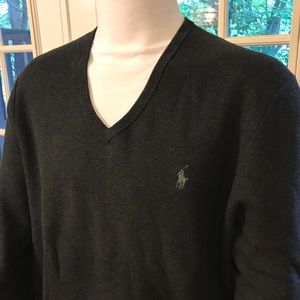 POLO RALPH LAUREN Pima Cotton V-Neck Sweater